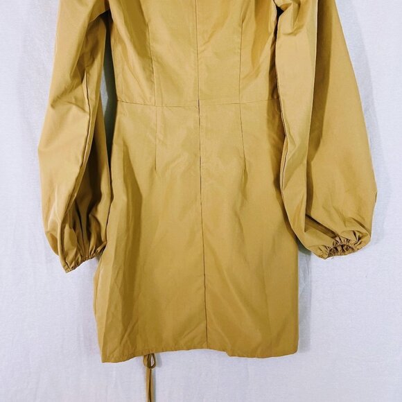 Pretty Little Thing Tan Sweetheart Neckline Dress Size 4 - Picture 4 of 6